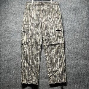 Vintage Liberty Camo Pants Mens Medium 34x31 Cargo Pockets Made In USA Realtree